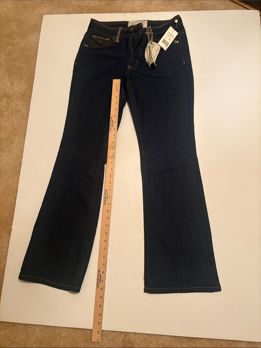 Crafted Dark Blue Women's Bootcut Jeans size 8